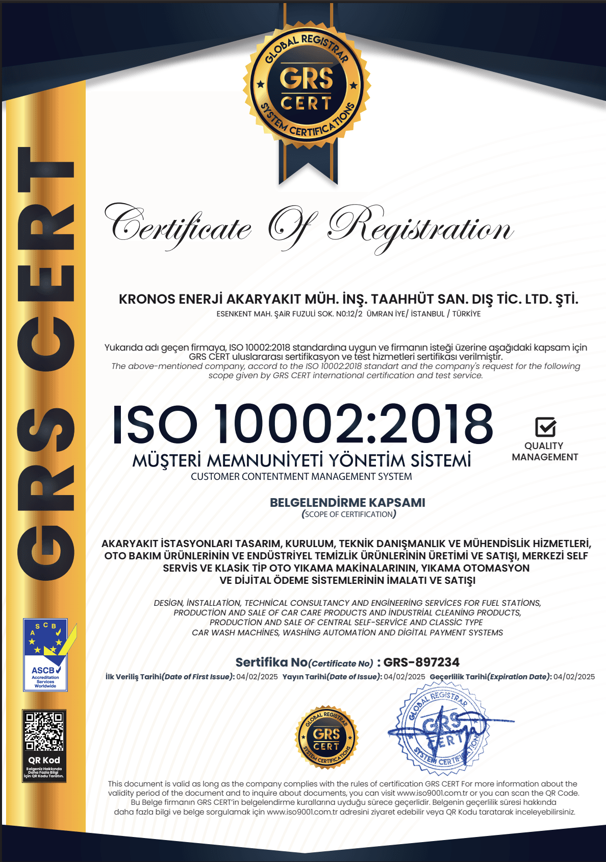 ISO 10002 Customer Satisfaction