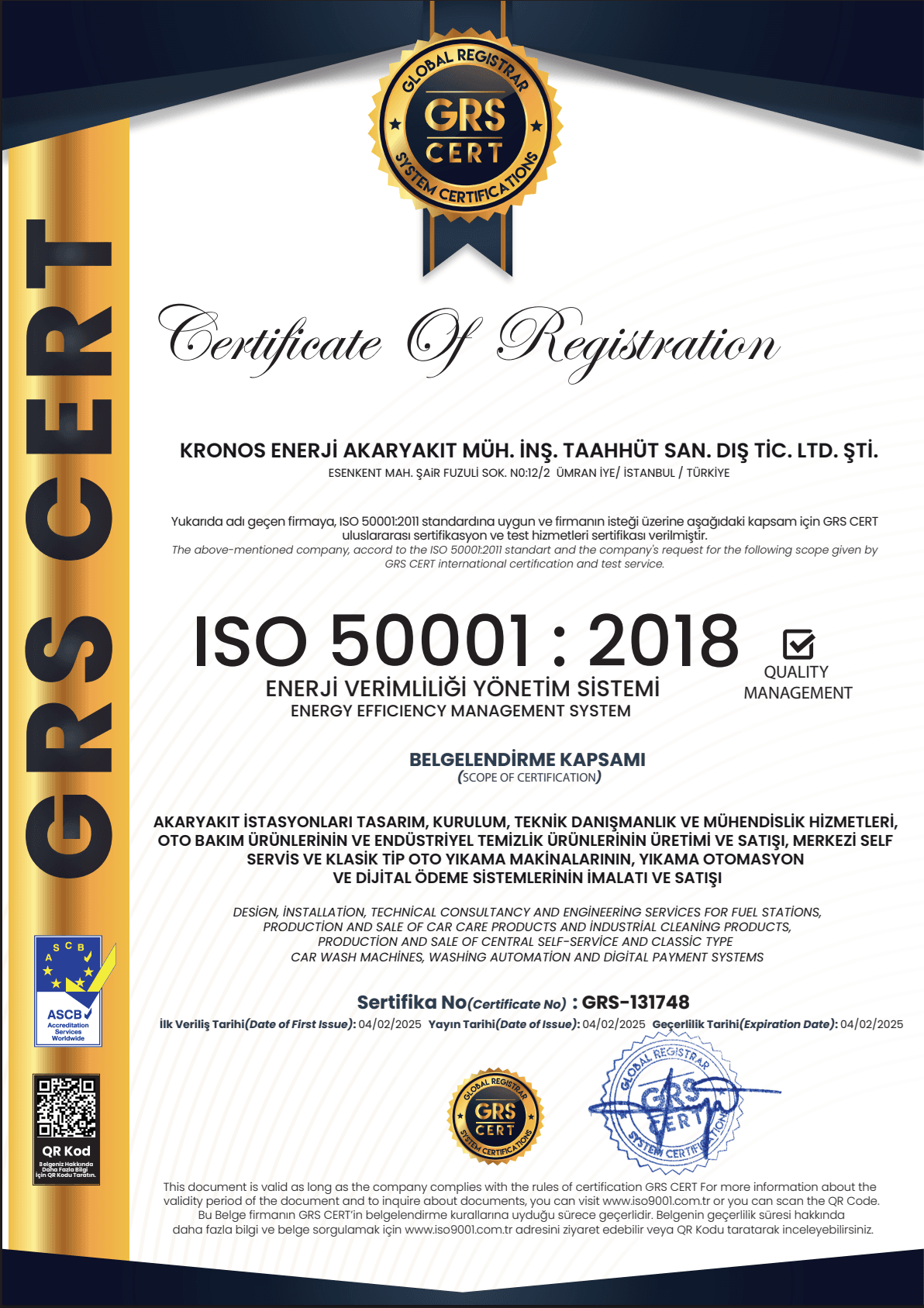 ISO 50001 Energy Management